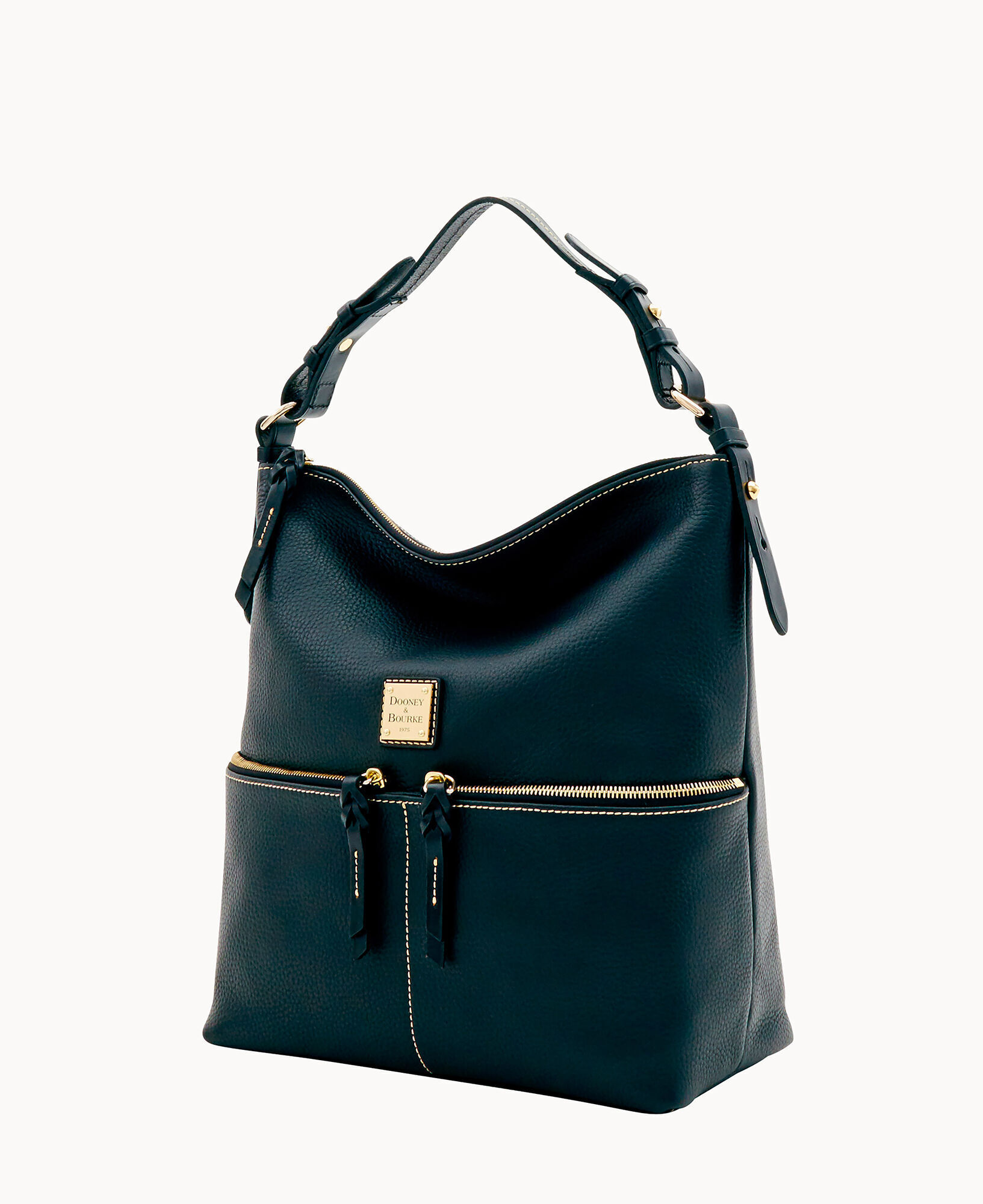 Dooney Bourke Pebble Grain Zipper Pocket Sac