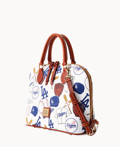 MLB Dodgers Zip Zip Satchel