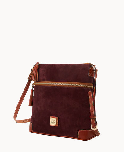 Suede Tassel Crossbody