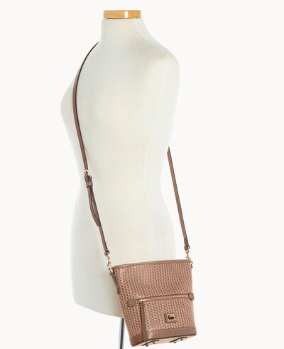 Camden Woven Mini Hobo Crossbody