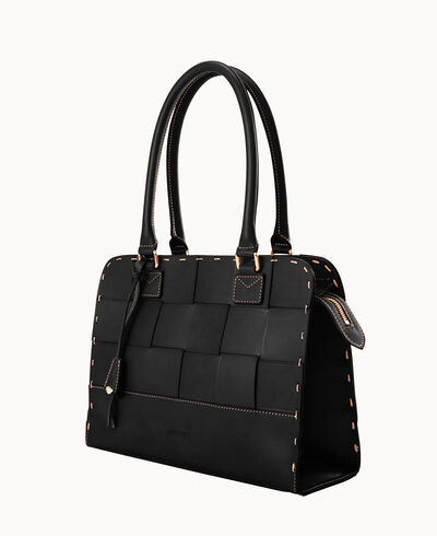 Alto Woven Rectangular Satchel