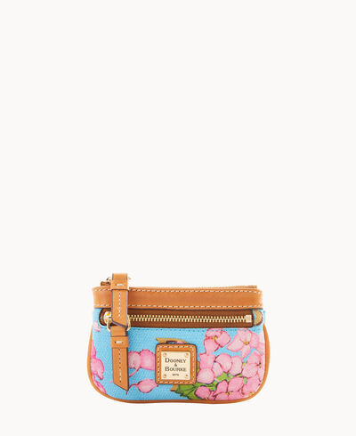 Hydrangea Monogram Small Coin Case