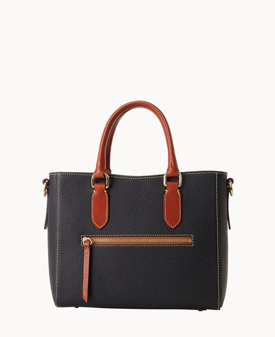 Pebble Grain Top Handle Tote