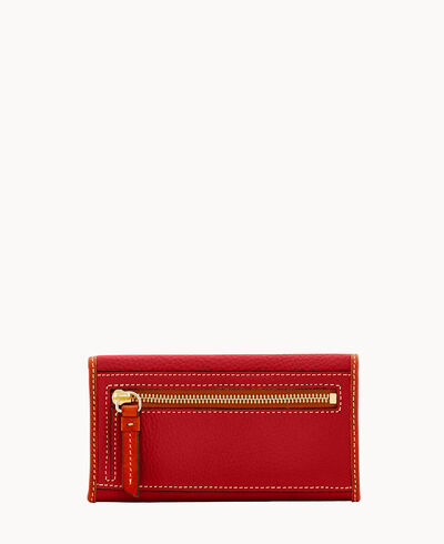 Pebble Grain Continental Clutch