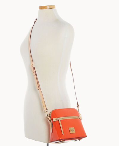 Patent Domed Crossbody