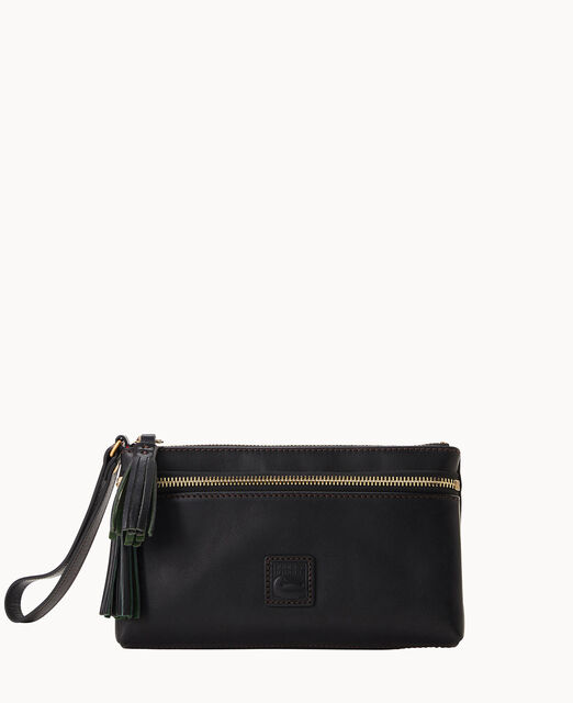 Florentine Double Zip Wristlet