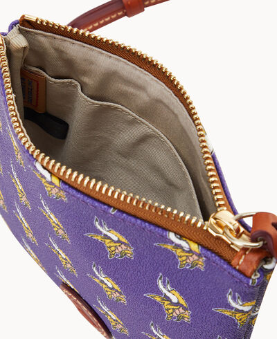 NFL Vikings Small North South Top Zip Crossbody