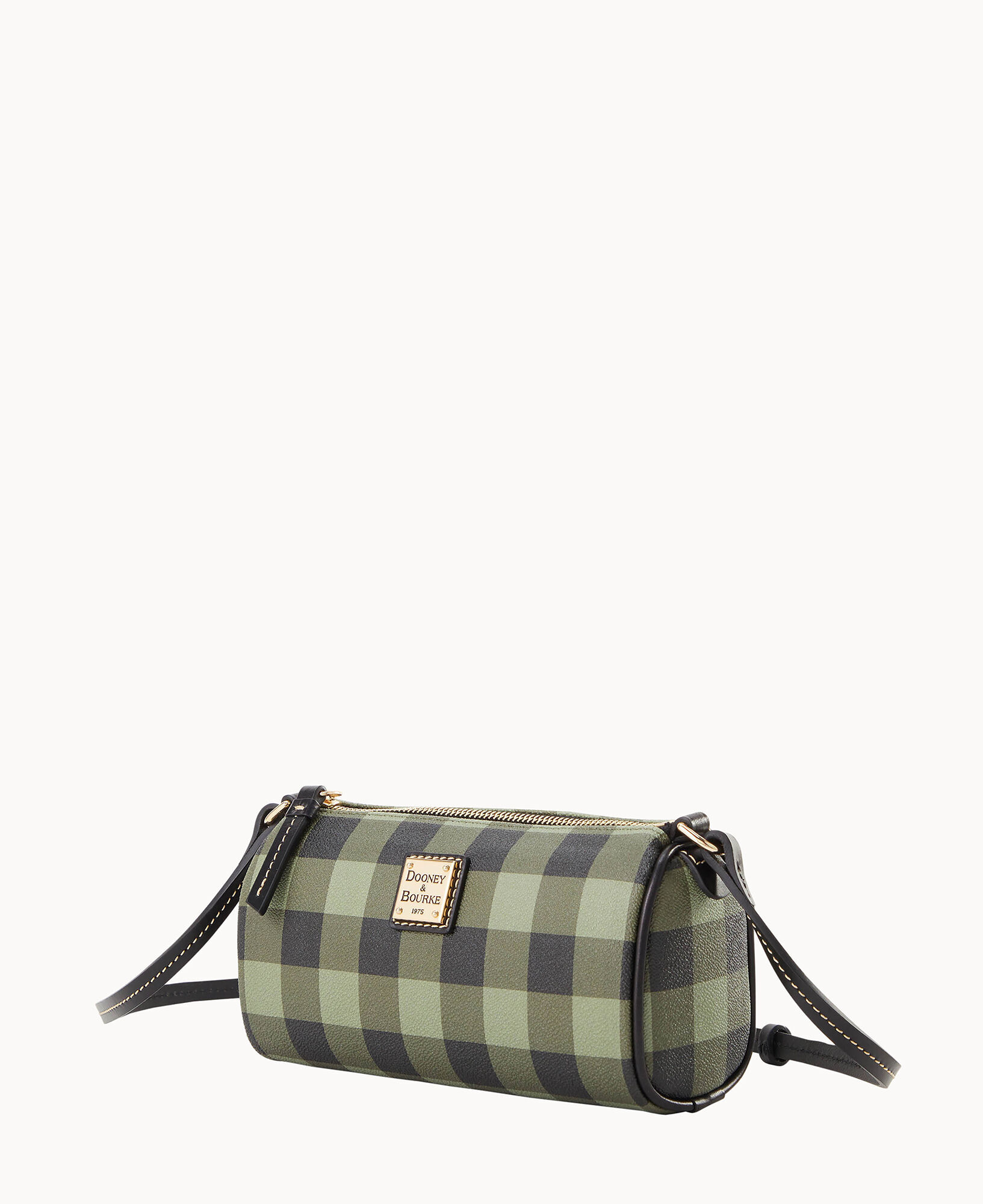 Dooney Bourke Women s Tucker Buffy Crossbody Coated Cotton Shoulder Bag in Olive