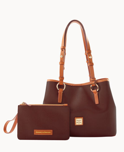 Saffiano Small Briana with Pouch