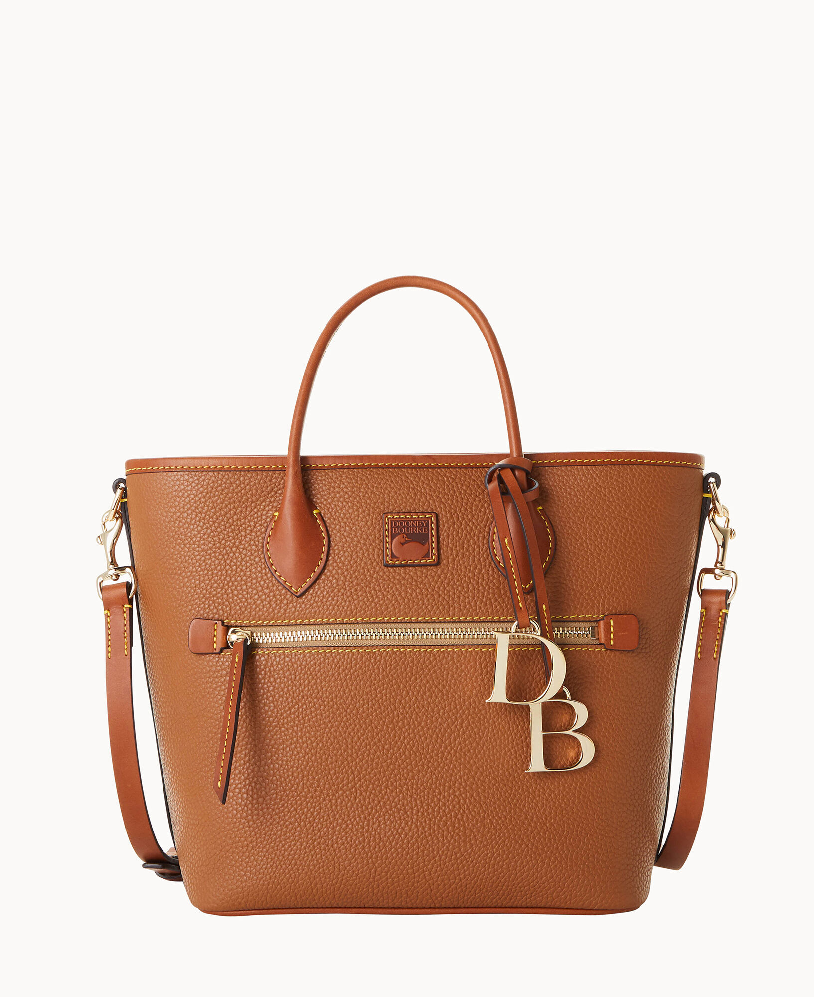 Dooney & Bourke Pebble Leather Handle Tote