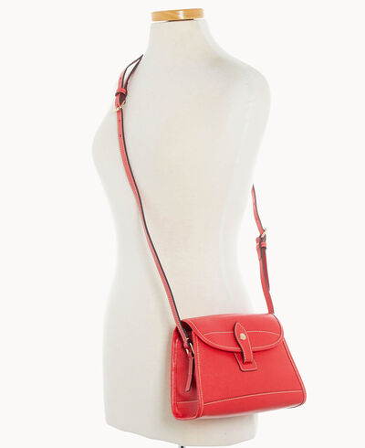 Saffiano Flap Crossbody