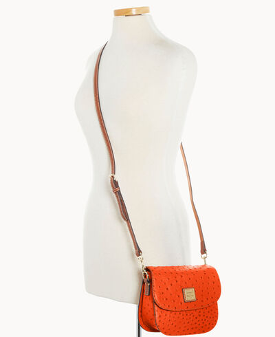 Ostrich Saddle Bag