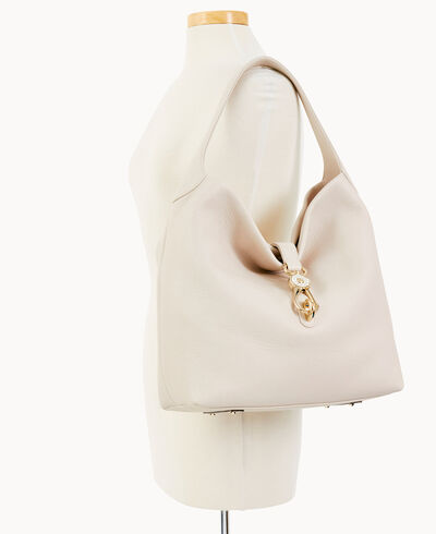 Belvedere Logo Lock Shoulder Bag