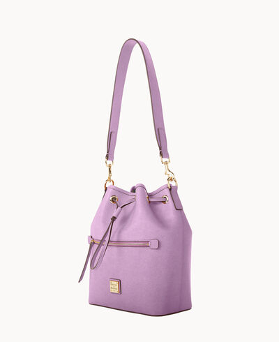 Saffiano Drawstring