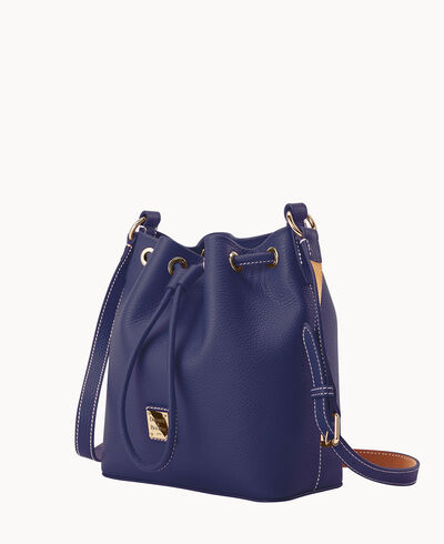Lucca Leather Crossbody Drawstring