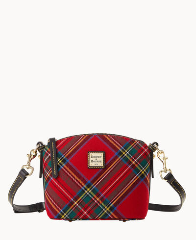 Tartan Mini Domed Crossbody