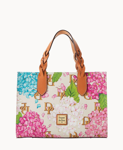 Hydrangea Monogram Gia Satchel