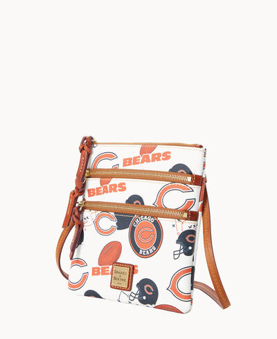 NFL Bears N S Triple Zip Crossbody