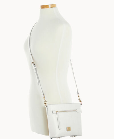 Saffiano Small Zip Crossbody