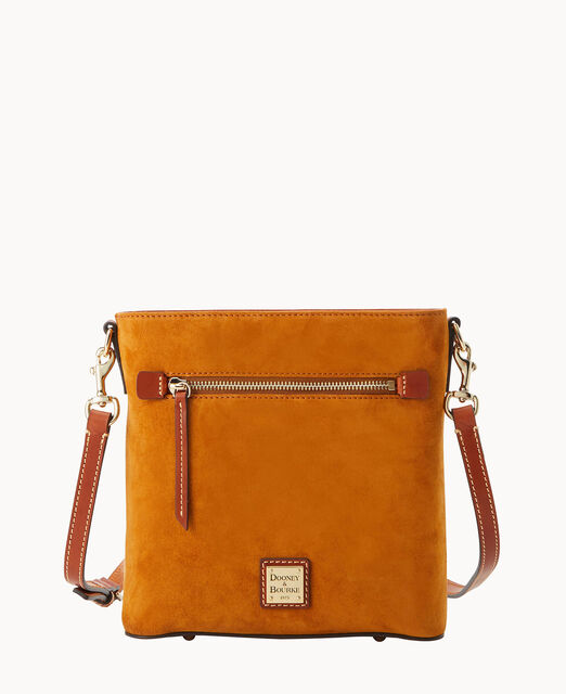 Suede Zip Crossbody