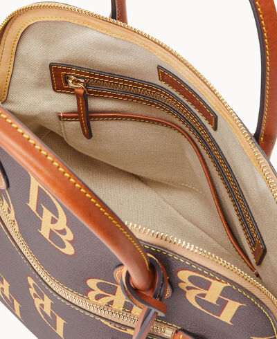 Monogram Large Domed Satchel