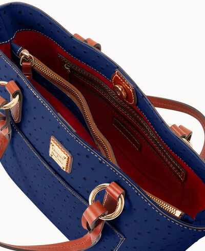 Ostrich Small Gretchen Tote