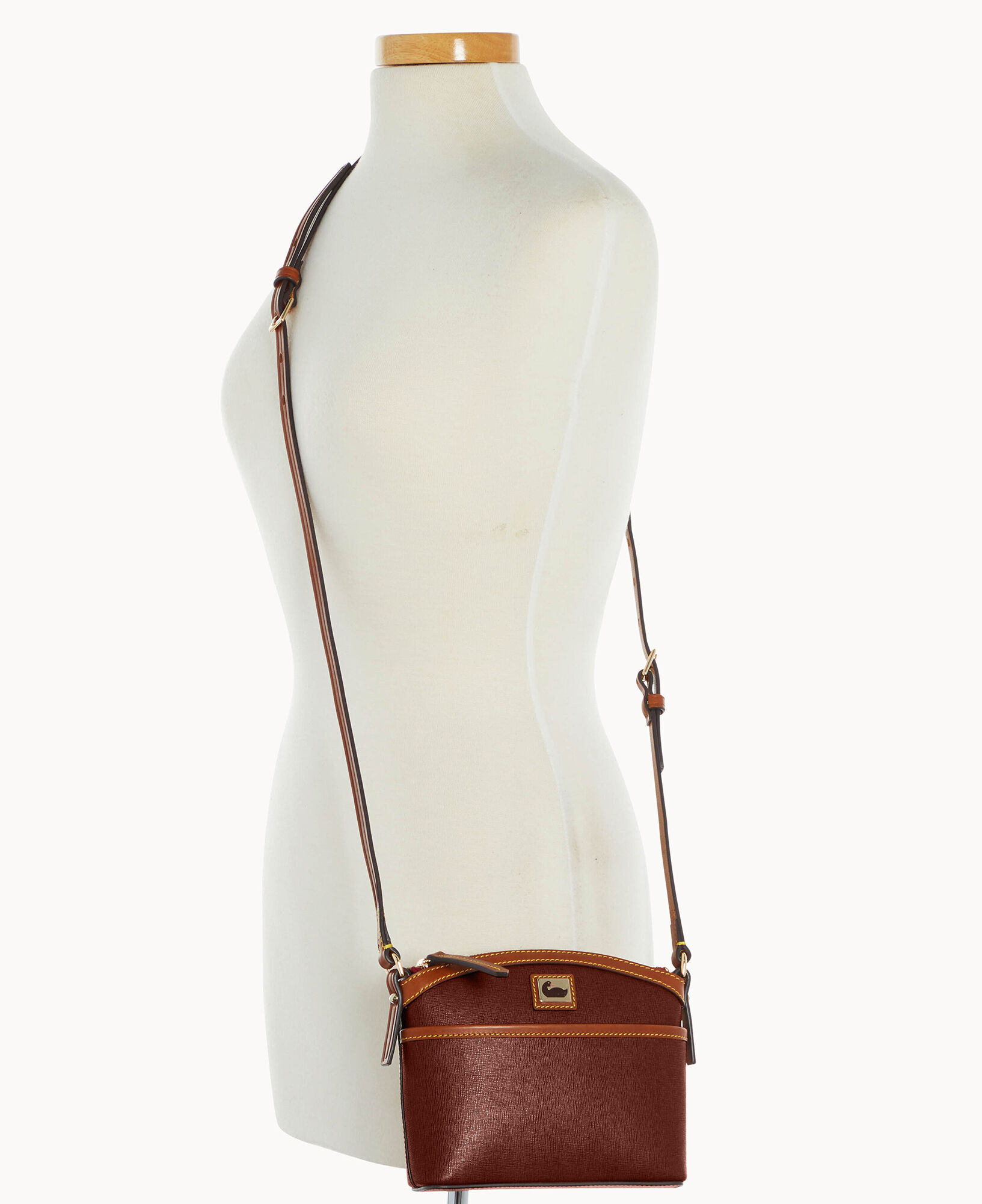 Camden saffiano domed pocket crossbody store