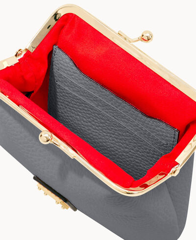 Pebble Grain Large Framed Purse