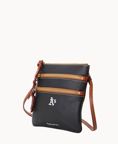 MLB Athletics N S Triple Zip Crossbody