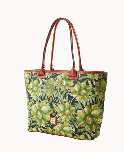 Palm Large Zip Tote