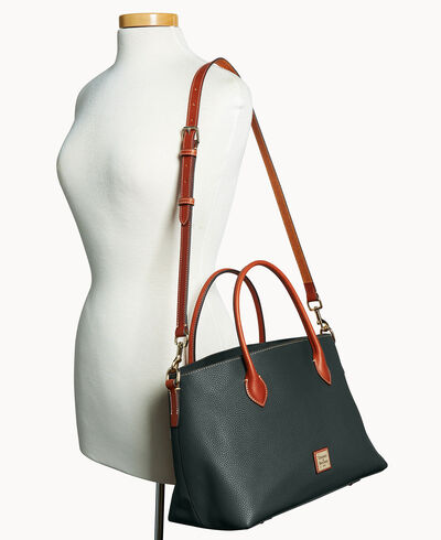 Pebble Grain Large Handle Tote