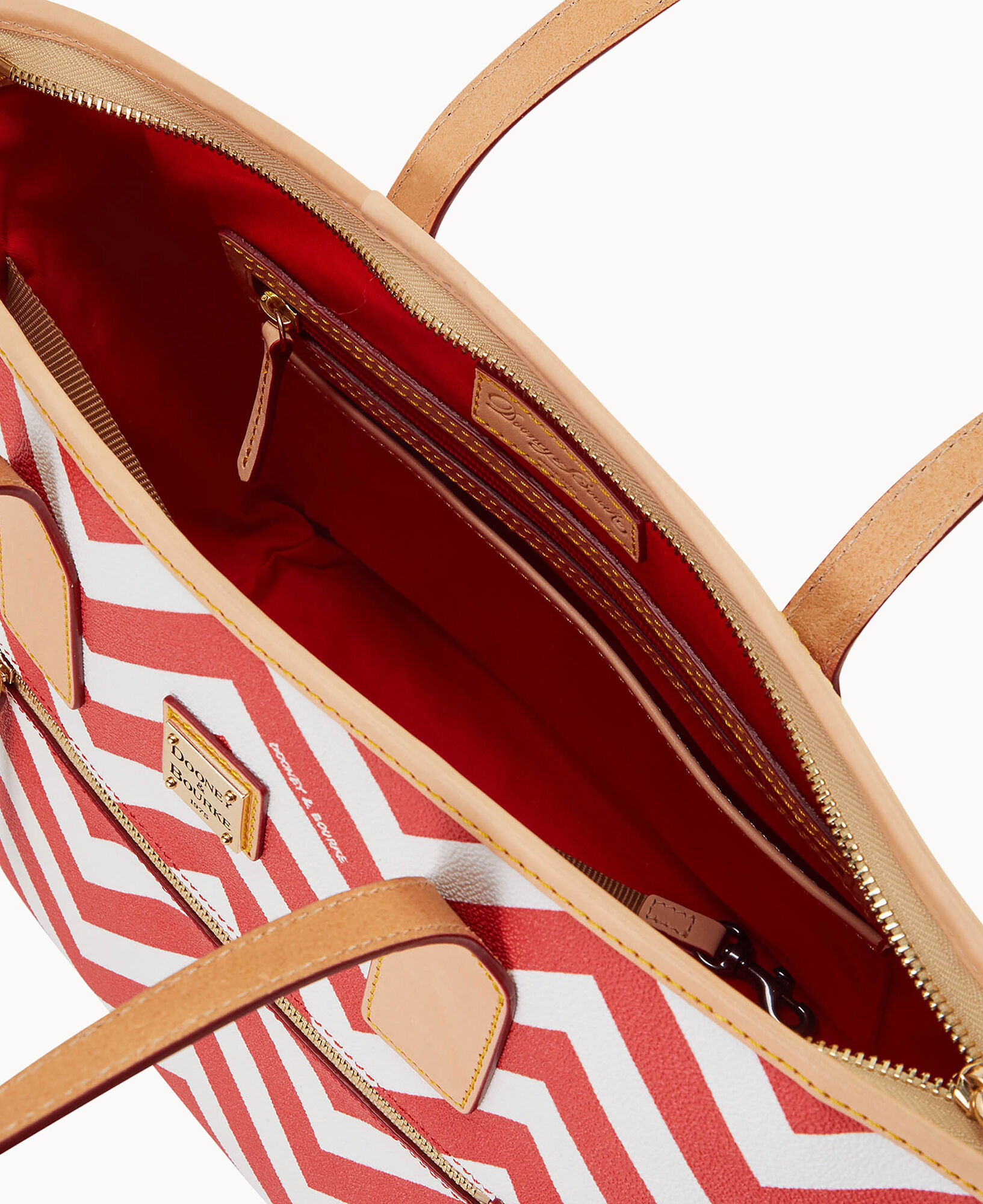 Dooney and bourke chevron satchel sale