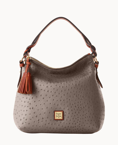 Ostrich Twist Strap Hobo