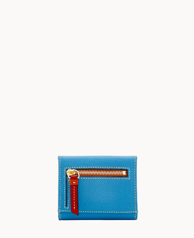 Pebble Grain Small Flap Wallet