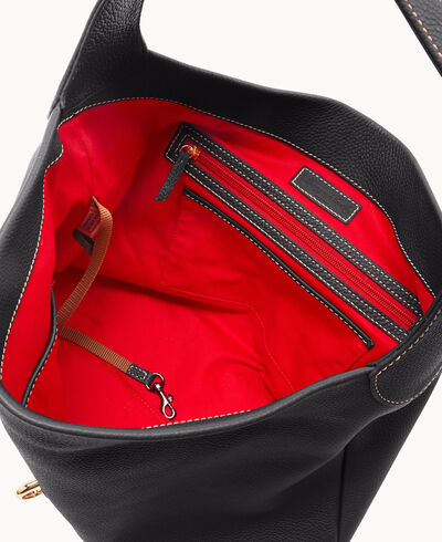 Pebble Grain Logo Lock Sac