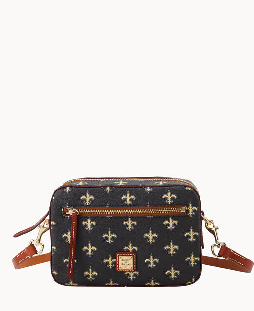 NFL Saints Camera Zip Crossbody