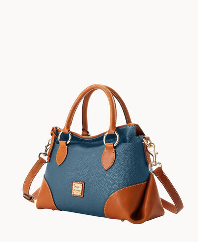 Pebble with Florentine Trim Satchel 30