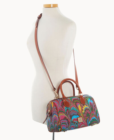 Plumes Barrel Satchel