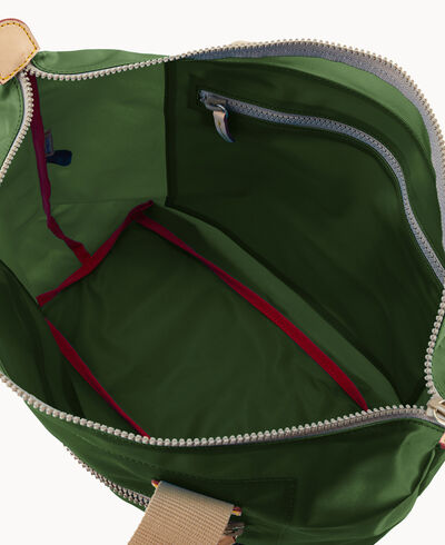 Nylon Front Zip Tote