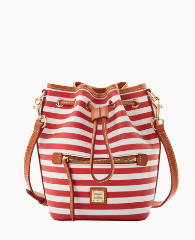 Sullivan Coated Cotton Small Drawstring Crossbody