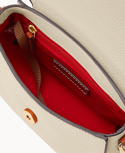 Pebble Grain Saddle Crossbody