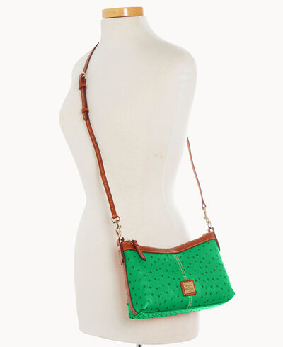Ostrich Crossbody Pouch