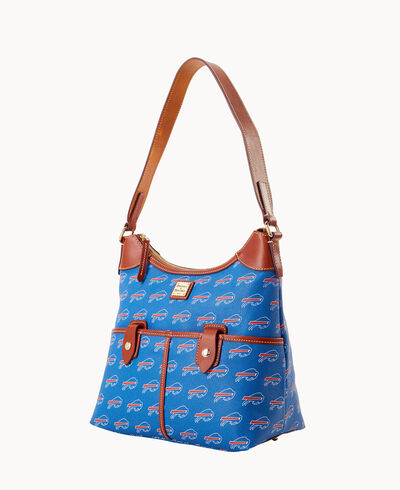 NFL Bills Zip Hobo