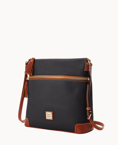 Pebble Grain Large Tassel Crossbody