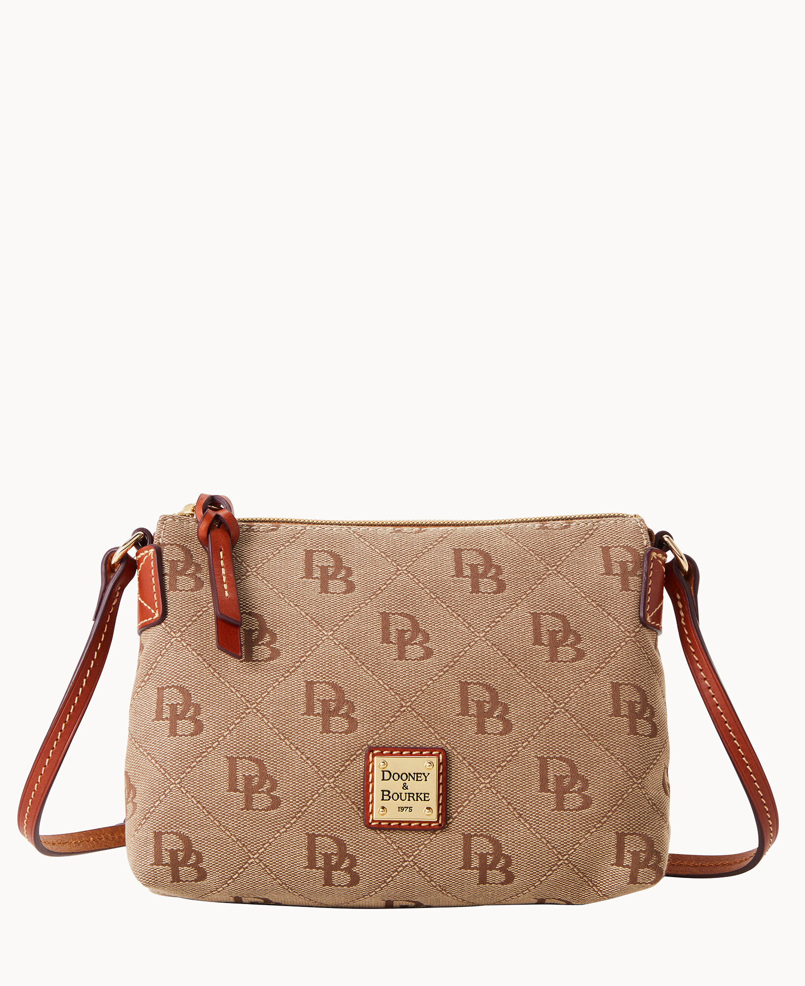 Vegan Leather Quilted Crossbody Bag –