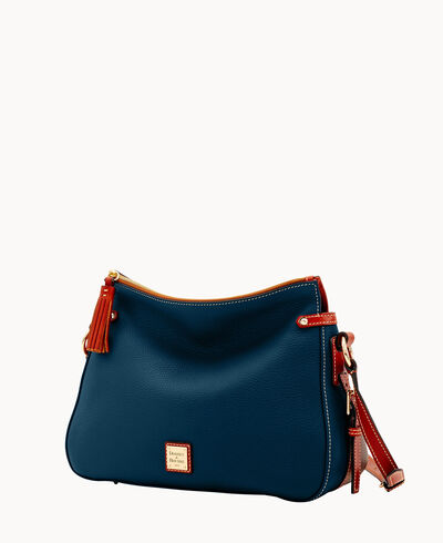 Pebble Grain Scarlett Crossbody Sac