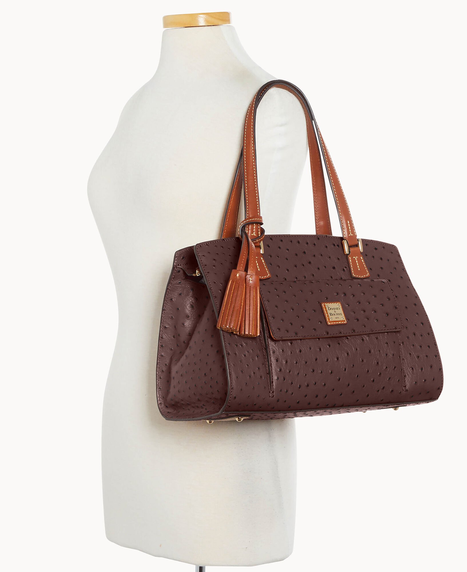 Dooney and bourke ostrich lexington new arrivals