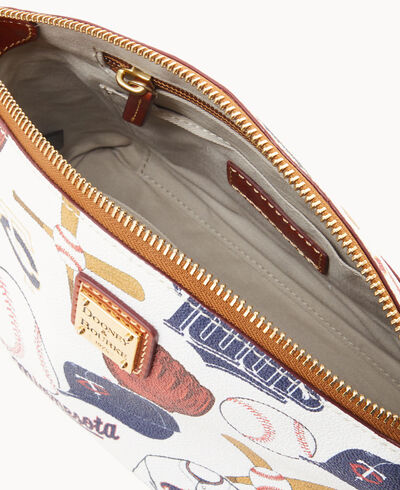 MLB Twins Suki Crossbody Med Wristlet