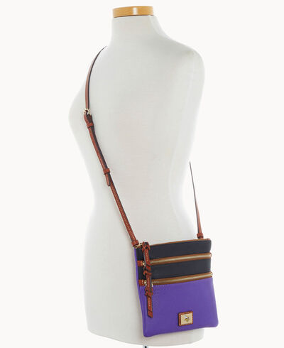 NFL Vikings Triple Zip Crossbody