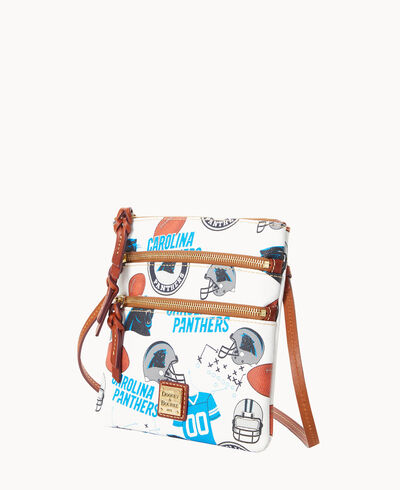 NFL Panthers North South Triple Zip Crossbody